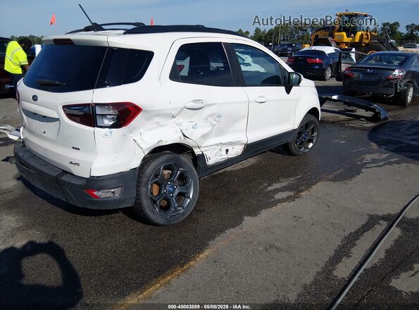 MAJ6P1CL3JC178444 2018 FORD ECOSPORT White უკანა მარჯვენა