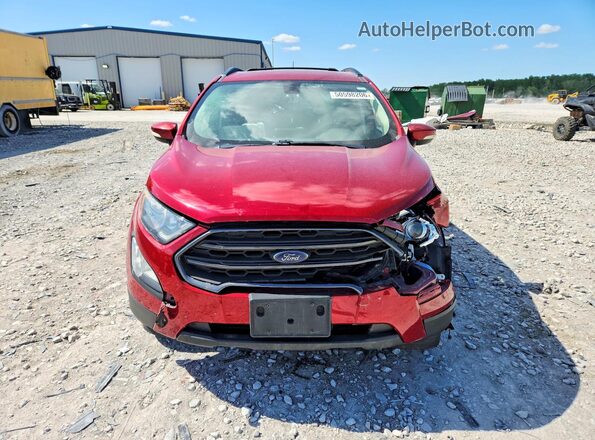 MAJ6P1CL5JC185993 2018 FORD ECOSPORT Red Vista frontal