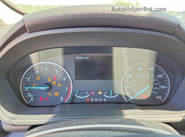 MAJ6P1CL5JC185993 2018 FORD ECOSPORT Red Vista del cuadro de instrumentos