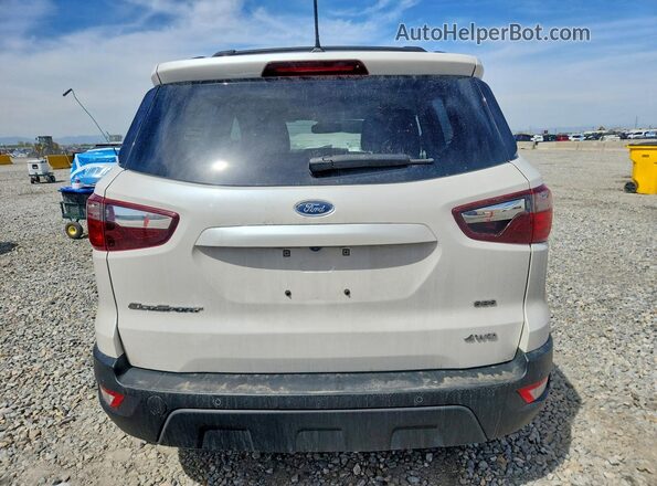 MAJ6P1CL7JC194968 2018 FORD ECOSPORT Белый Вид сзади