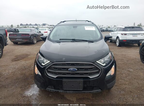 MAJ6P1CL9JC208241 2018 FORD ECOSPORT Black Вид щитка приладів