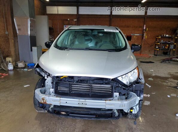 MAJ6P1SL0JC218237 2018 FORD ECOSPORT Silver Widok z przodu