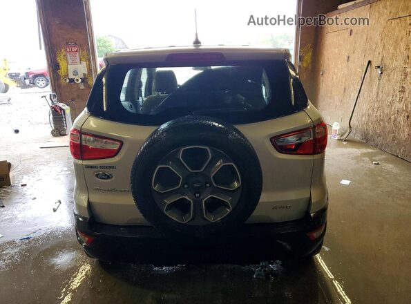 MAJ6P1SL0JC218237 2018 FORD ECOSPORT Silver Widok z tyłu