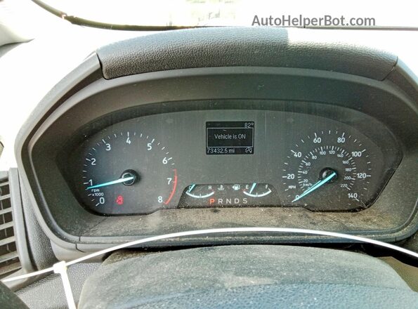 MAJ6P1SL0JC218237 2018 FORD ECOSPORT Silver Widok zestawu wskaźników