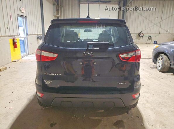 MAJ6P1SL5JC244137 2018 FORD ECOSPORT Black Հետևի տեսք
