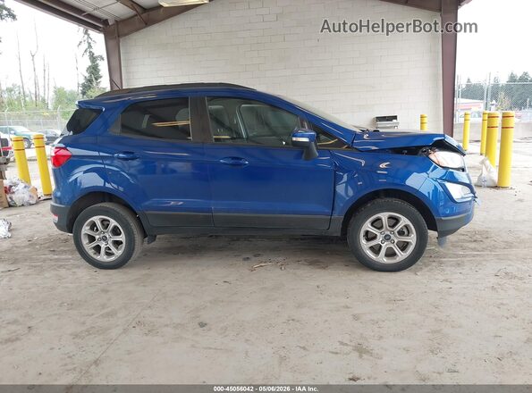 MAJ6P1UL0JC172891 2018 FORD ECOSPORT Синий Вид задней части салона