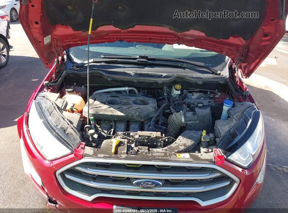 MAJ6P1UL1JC183138 2018 FORD ECOSPORT Red უკანა ხედი