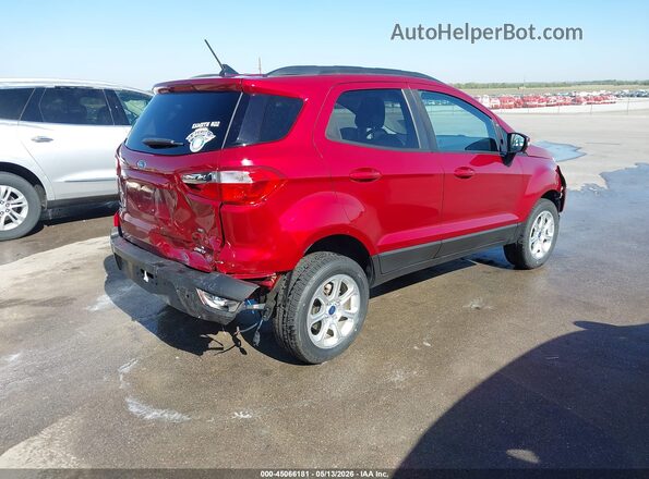 MAJ6P1UL1JC183138 2018 FORD ECOSPORT Red უკანა მარჯვენა