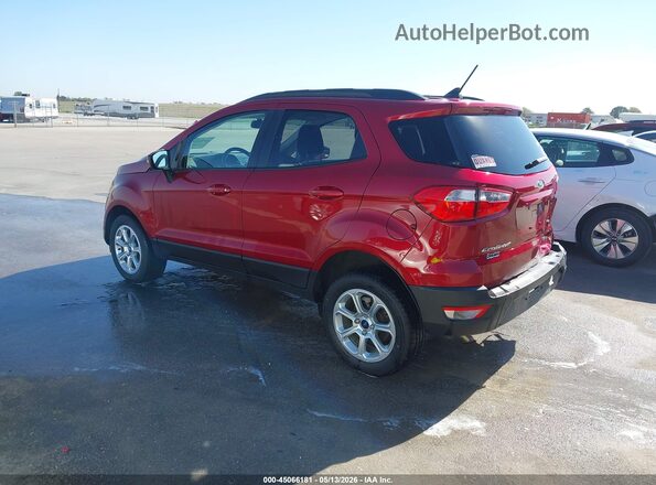 MAJ6P1UL1JC183138 2018 FORD ECOSPORT Red უკანა მარცხენა