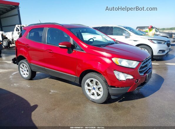 MAJ6P1UL1JC183138 2018 FORD ECOSPORT Red წინა მარჯვენა