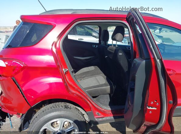 MAJ6P1UL1JC183138 2018 FORD ECOSPORT Red VIN კოდის სტიკერის ხედი