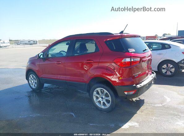 MAJ6P1UL1JC183138 2018 FORD ECOSPORT Red სალონის 360-გრადუსიანი ხედი