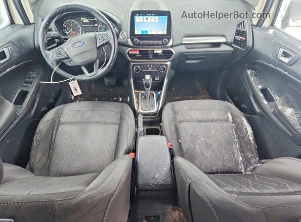 MAJ6P1UL2JC197775 2018 FORD ECOSPORT White Widok deski rozdzielczej
