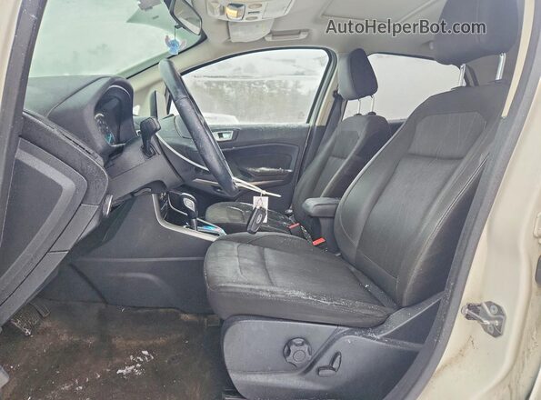 MAJ6P1UL2JC197775 2018 FORD ECOSPORT White Widok wnętrza z przodu