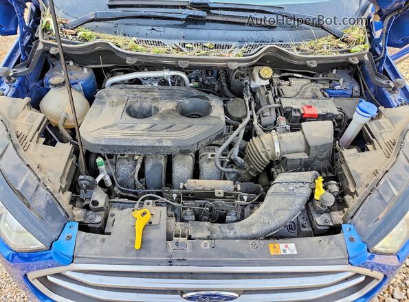 MAJ6P1UL3JC223591 2018 FORD ECOSPORT Blue უკანა სალონის ხედი