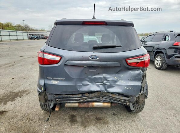 MAJ6P1UL4JC247916 2018 FORD ECOSPORT Gray Հետևի տեսք