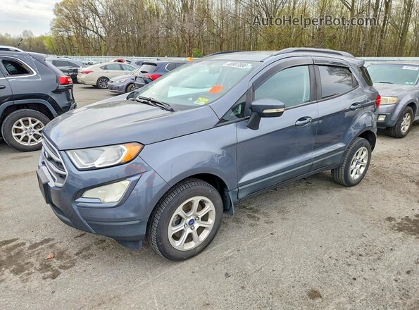 MAJ6P1UL4JC247916 2018 FORD ECOSPORT Gray Առջևի ձախ երեք քառորդ տեսարան