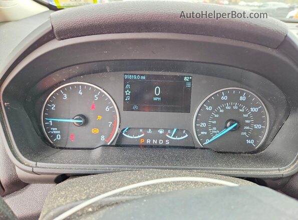 MAJ6P1UL4JC247916 2018 FORD ECOSPORT Gray Սարքավորումների վահանակի տեսք