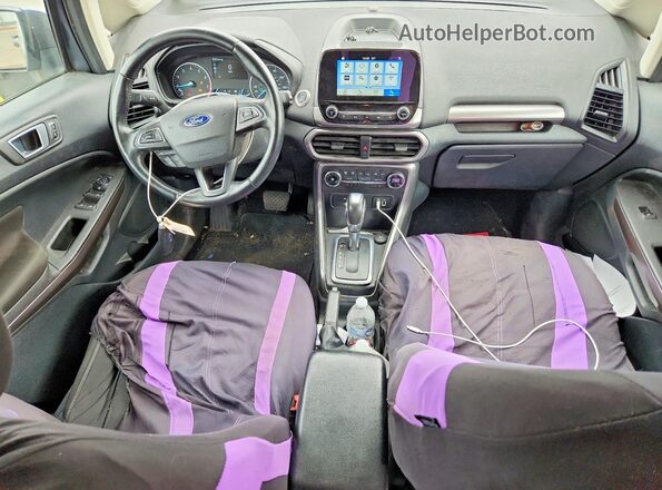 MAJ6P1UL4JC247916 2018 FORD ECOSPORT Gray Առջևի վահանակի տեսք