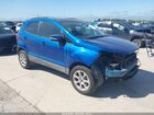 2018 Ford Ecosport Se Blue vin: MAJ6P1UL7JC163430