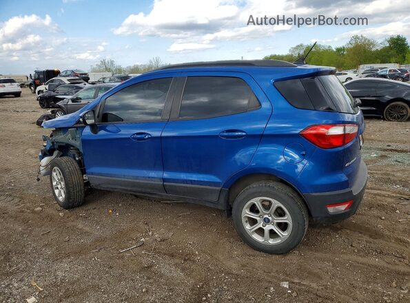 MAJ6P1ULXJC189553 2018 FORD ECOSPORT Blue Trasero izquierdo