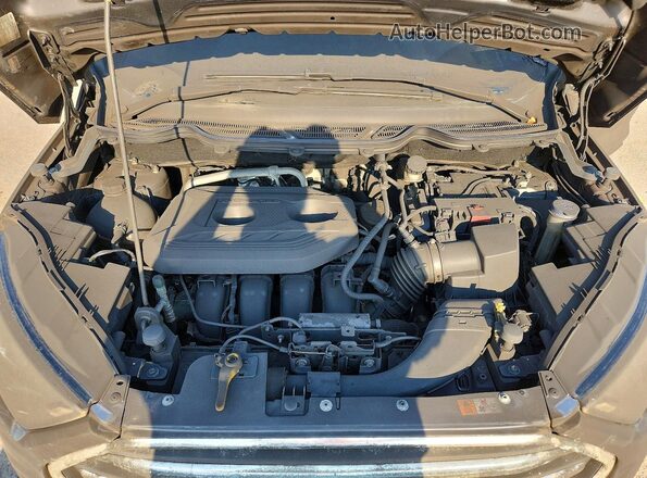 MAJ6P1WL2JC248544 2018 FORD ECOSPORT Gray Vista del compartimento del motor