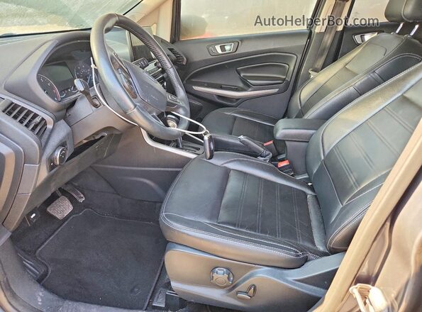 MAJ6P1WL2JC248544 2018 FORD ECOSPORT Gray Vista interior delantera