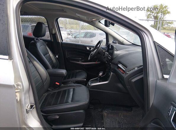 MAJ6P1WL5JC170910 2018 FORD ECOSPORT Silver Widok wnętrza z przodu