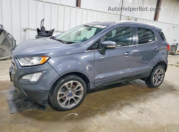MAJ6P1WL6JC168020 2018 FORD ECOSPORT Gray Առջևի ձախ երեք քառորդ տեսարան