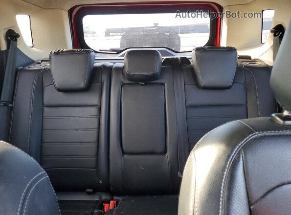 MAJ6P1WL7JC249060 2018 FORD ECOSPORT Red Widok tylnych siedzeń