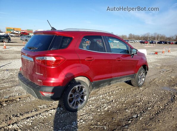 MAJ6P1WL7JC249060 2018 FORD ECOSPORT Red Tył prawy