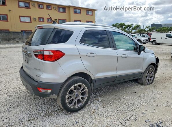 MAJ6P1WL9JC180503 2018 FORD ECOSPORT Silver Tył prawy