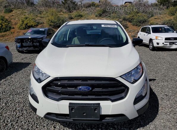 MAJ6S3FL0LC370557 2020 FORD ECOSPORT White Widok z przodu