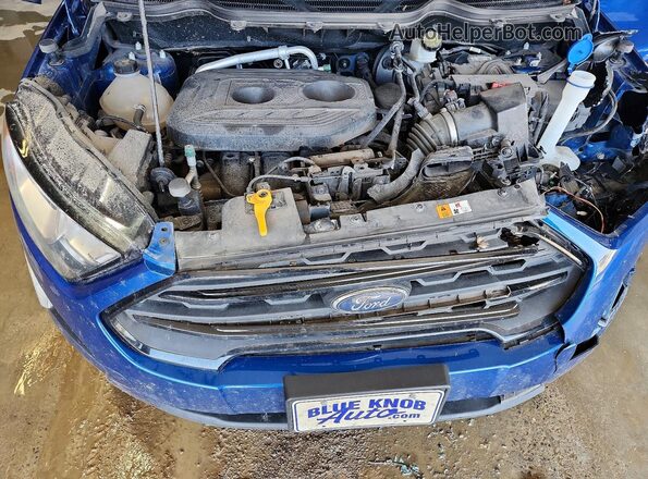 MAJ6S3FL1LC383012 2020 FORD ECOSPORT Синий Вид подкапотного пространства