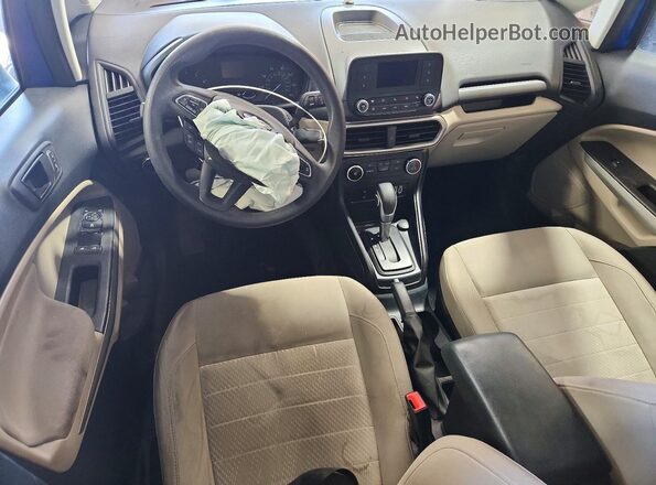 MAJ6S3FL1LC383012 2020 FORD ECOSPORT Синий Вид панели приборов