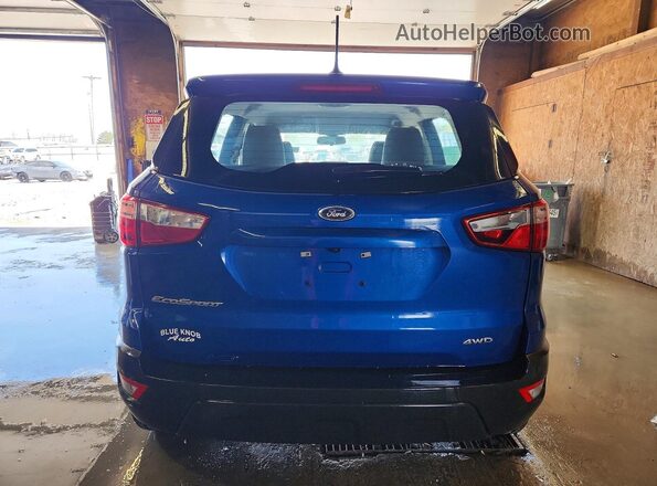 MAJ6S3FL1LC383012 2020 FORD ECOSPORT Синий Вид сзади