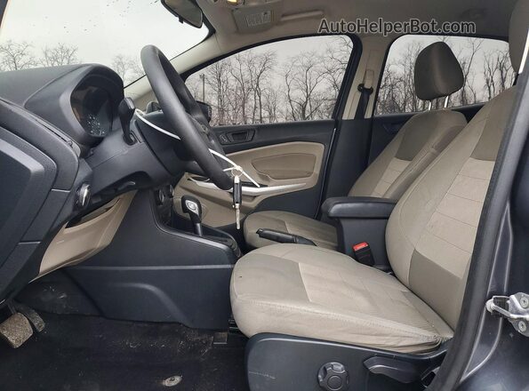 MAJ6S3FL4MC456293 2021 FORD ECOSPORT Gray Widok wnętrza z przodu