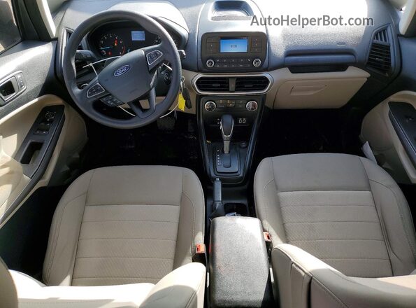 MAJ6S3FL6KC286256 2019 FORD ECOSPORT Black Widok deski rozdzielczej