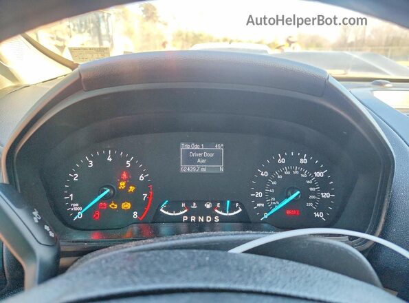 MAJ6S3FLXLC353474 2020 FORD ECOSPORT Gray Widok zestawu wskaźników