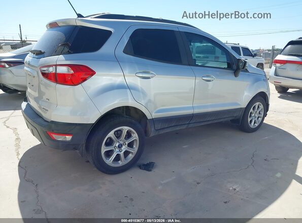 MAJ6S3GL0LC326119 2020 FORD ECOSPORT Silver უკანა მარჯვენა