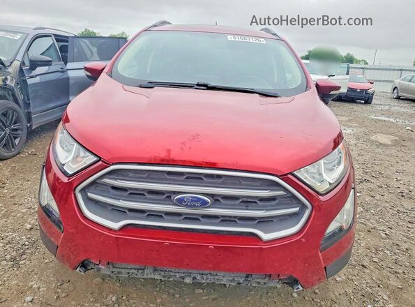 MAJ6S3GL0LC346919 2020 FORD ECOSPORT Red Vista frontal