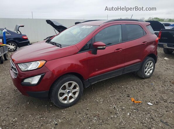 MAJ6S3GL0LC346919 2020 FORD ECOSPORT Red Vista tres cuartos delantera izquierda