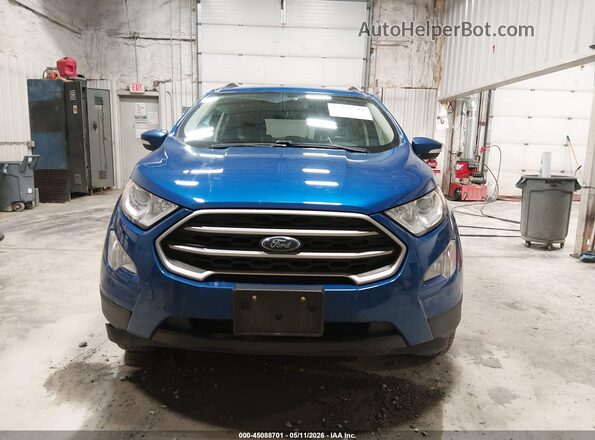 MAJ6S3GL1KC293453 2019 FORD ECOSPORT Blue Vista del cuadro de instrumentos