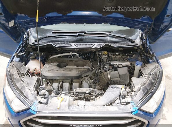 MAJ6S3GL1KC293453 2019 FORD ECOSPORT Blue Vista trasera