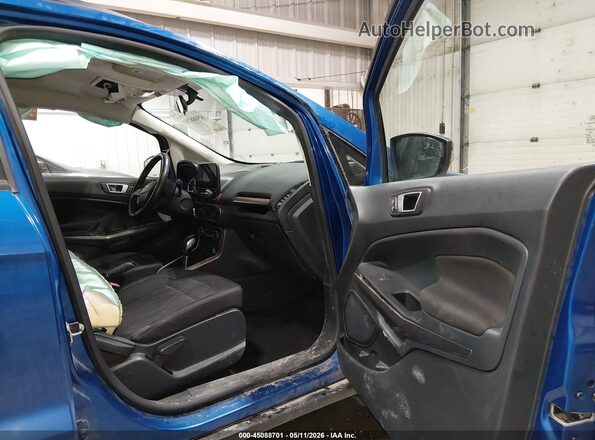 MAJ6S3GL1KC293453 2019 FORD ECOSPORT Blue Vista interior delantera
