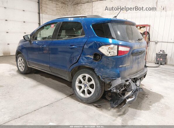 MAJ6S3GL1KC293453 2019 FORD ECOSPORT Blue Trasero izquierdo