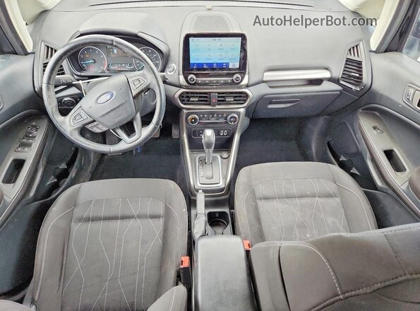 MAJ6S3GL2LC349689 2020 FORD ECOSPORT Black Widok deski rozdzielczej