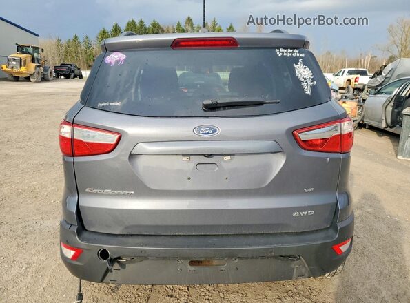 MAJ6S3GL2NC464456 2022 FORD ECOSPORT Серый Вид сзади