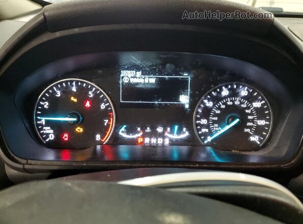 MAJ6S3GL3KC264696 2019 FORD ECOSPORT Silver Вид щитка приладів