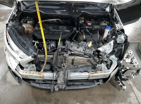 MAJ6S3GL3KC264696 2019 FORD ECOSPORT Silver Вид підкапотного простору